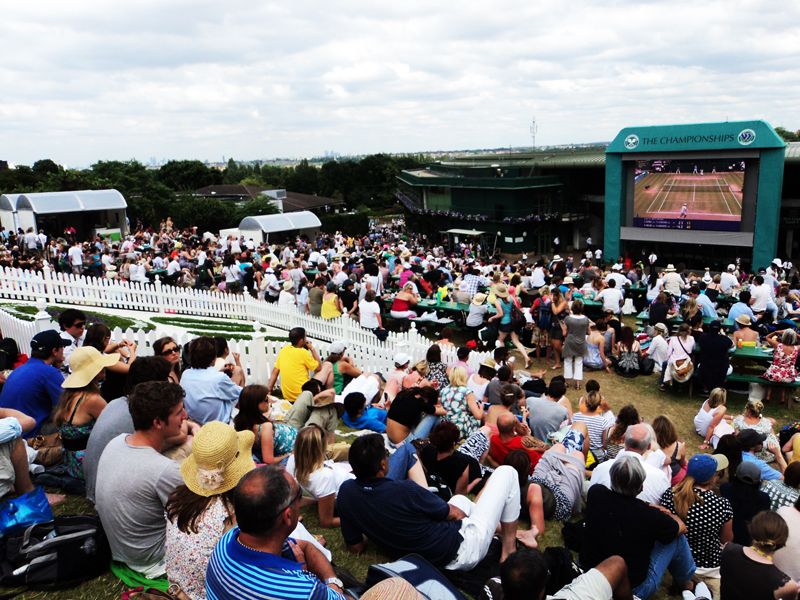 O clima é de Copa, mas Wimbledon está chegando