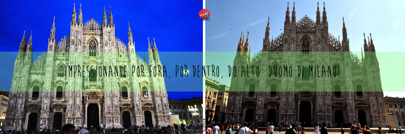 Duomo de Milão: um combo de vista + arquitetura que vale a pena!