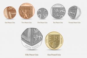 moedas britânicas - libra esterlina