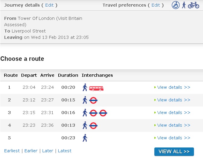 Journey Planner Tfl Pra Ver No Mundo   Journey Planner Tfl2 